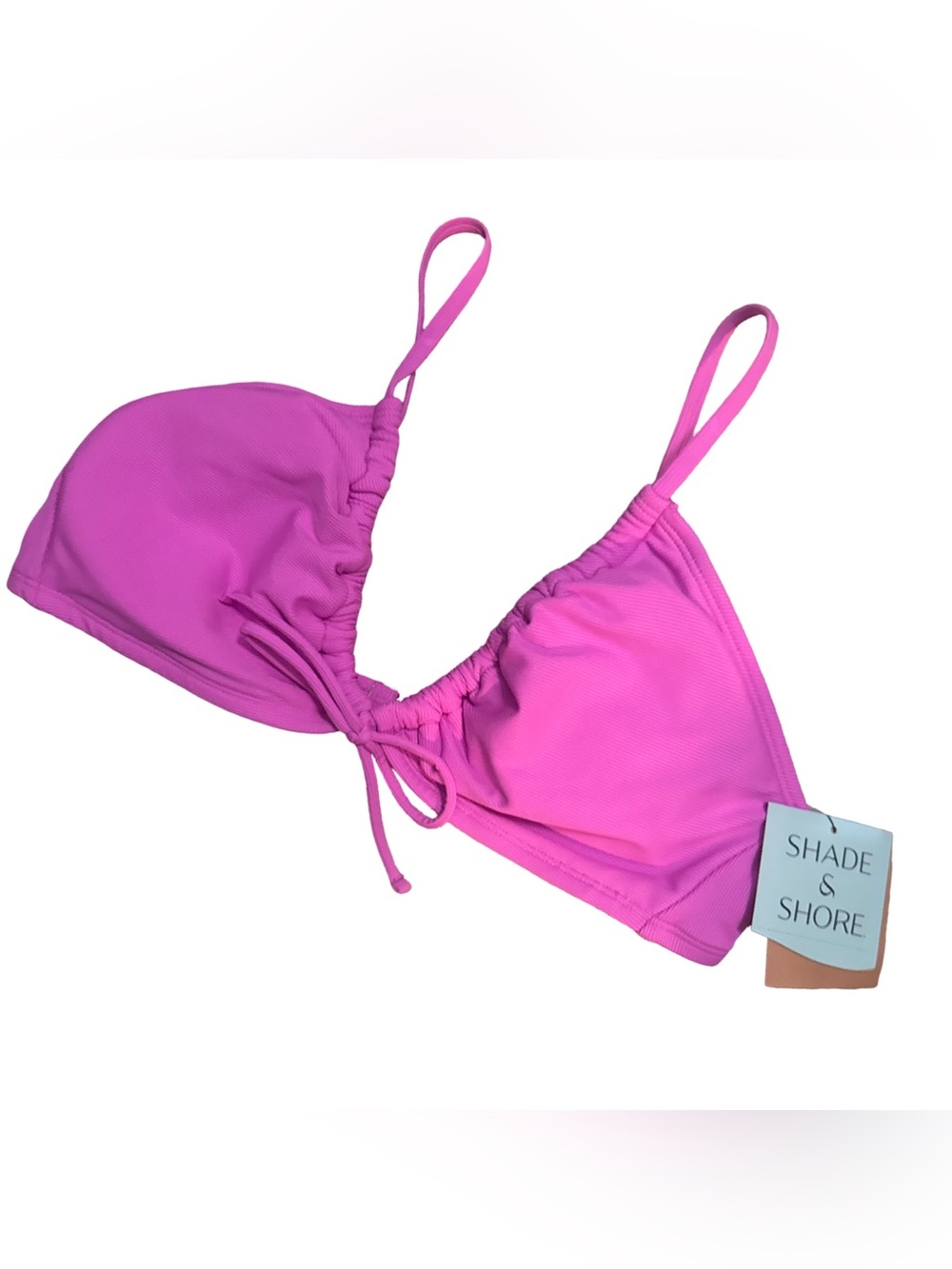 Shade & Shore Bright Purple Tie-Front Bikini Top
Large (12-14)
New with Tags